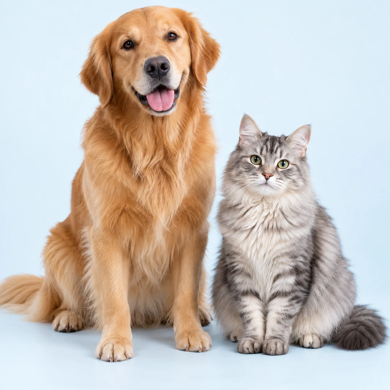 Perro y gato juntos, imagen ilustrativa generada con IA